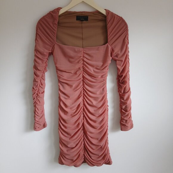 MICHAEL COSTELLO | X REVOLVE |  Franky Mini Dress | Mauve | Medium - Picture 4 of 7